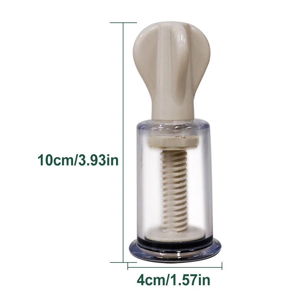 4 Size Massage Physiotherapy Cupping Manual Rotating Handle Cup Anti Cellulite Vacuum Cupping Cups Vacuum Body Massage Cans