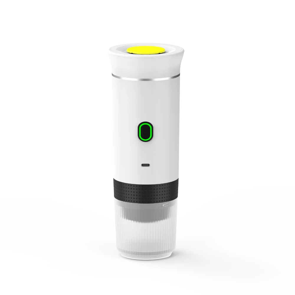 Portable Wireless Espresso Machine — 3-in-1 Capsule, Pod & Ground Coffee Maker for Travel & Car
