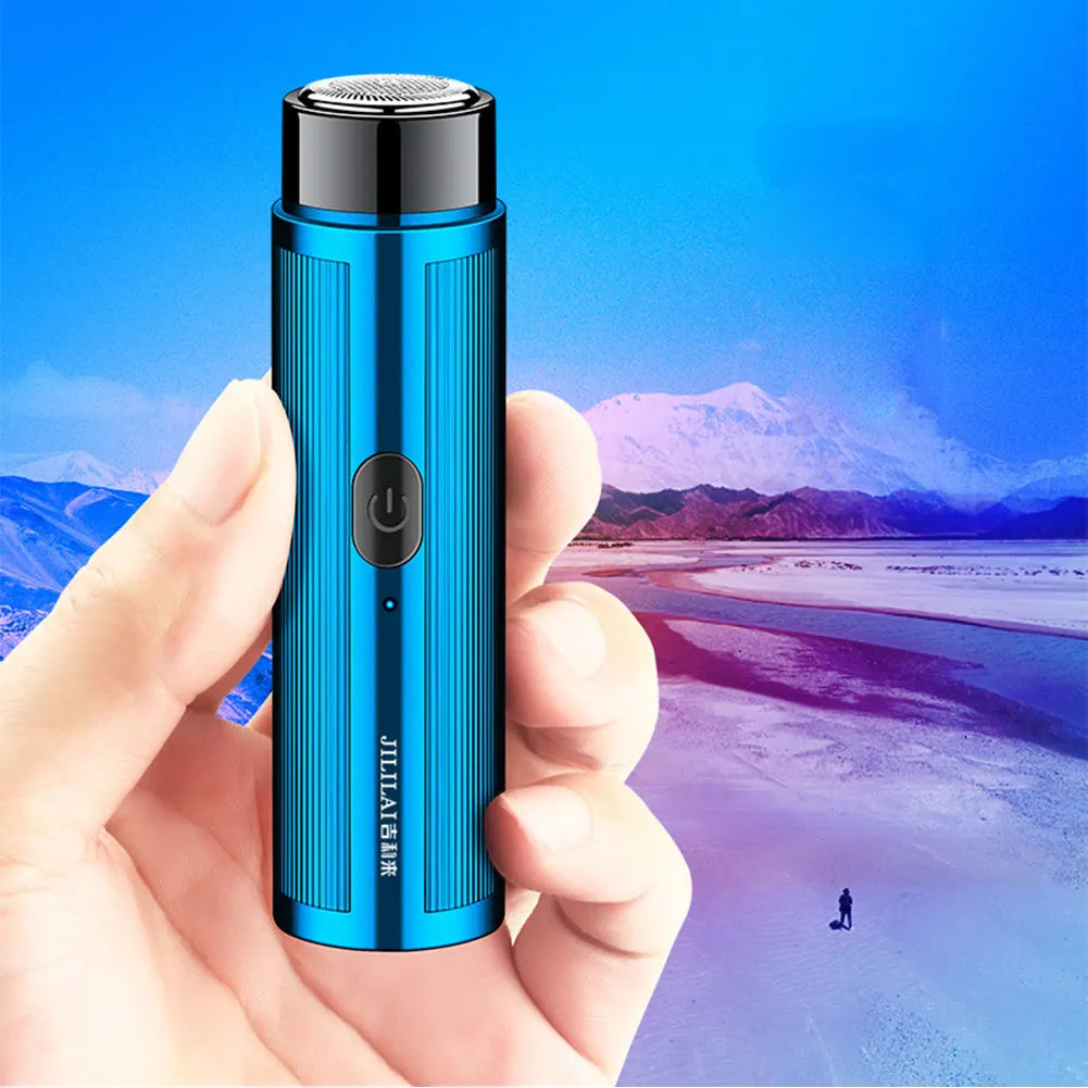 Men's Mini Automatic Travel Razor — Rechargeable Portable Electric Beard Shaver