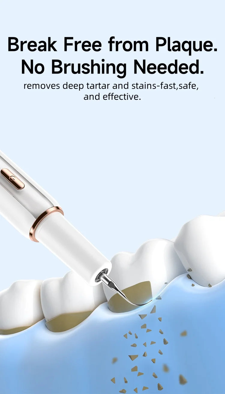 Electric Ultrasonic Dental Cleaner — 5-Mode Calculus & Tartar Remover, Teeth Whitening Oral Care