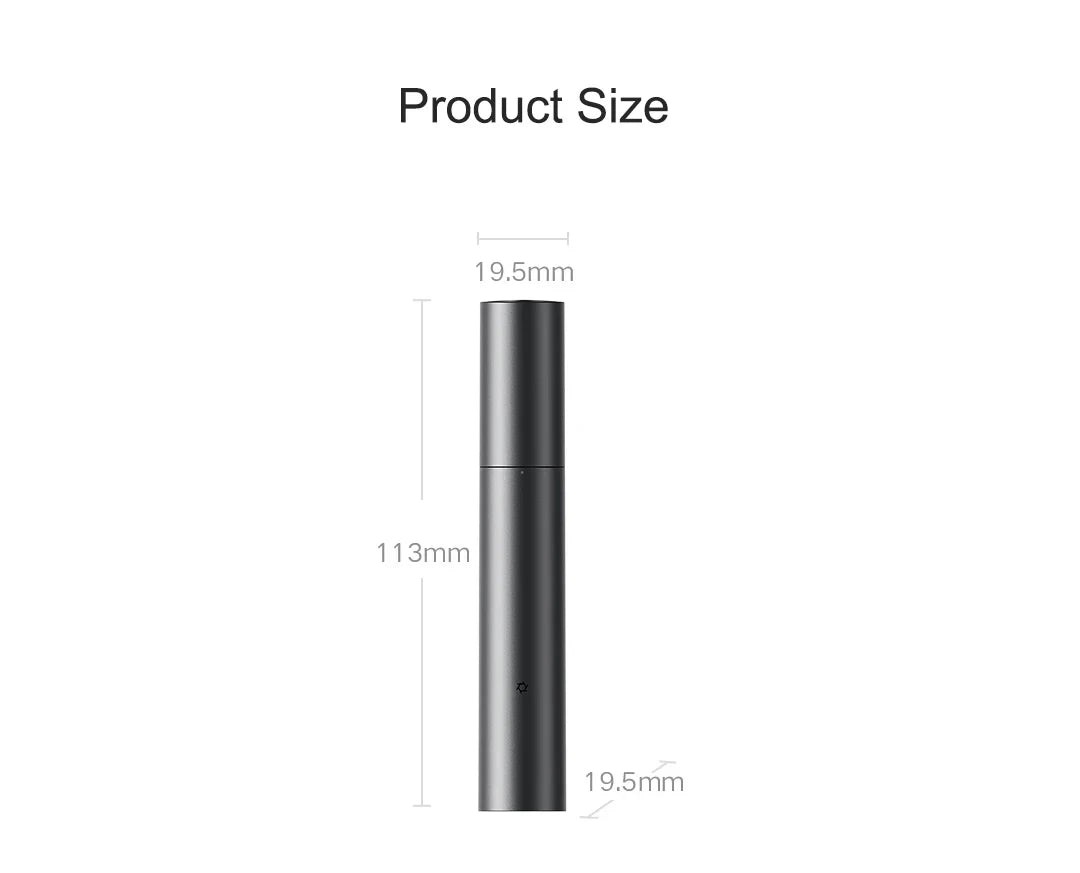 Xiaomi Mijia Electric Nose Hair Trimmer — Antibacterial Coating, Painless 6500RPM Ear & Nose Clipper