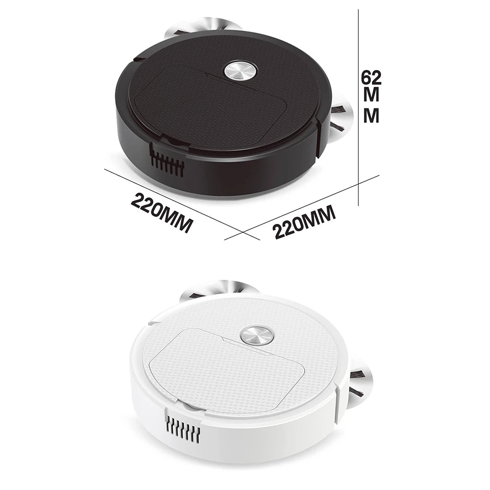 3-in-1 Smart Sweeping Robot — Wireless Vacuum & Mop Cleaner for Home