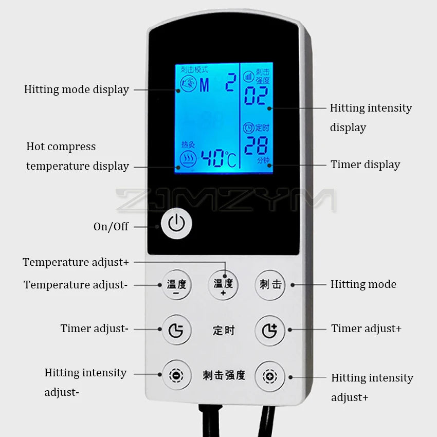 Electric Abdominal Belt Massager Hot compress Abdomen Burning Fat Heating Weight Loss Slimming Belt Temperature Adjustable