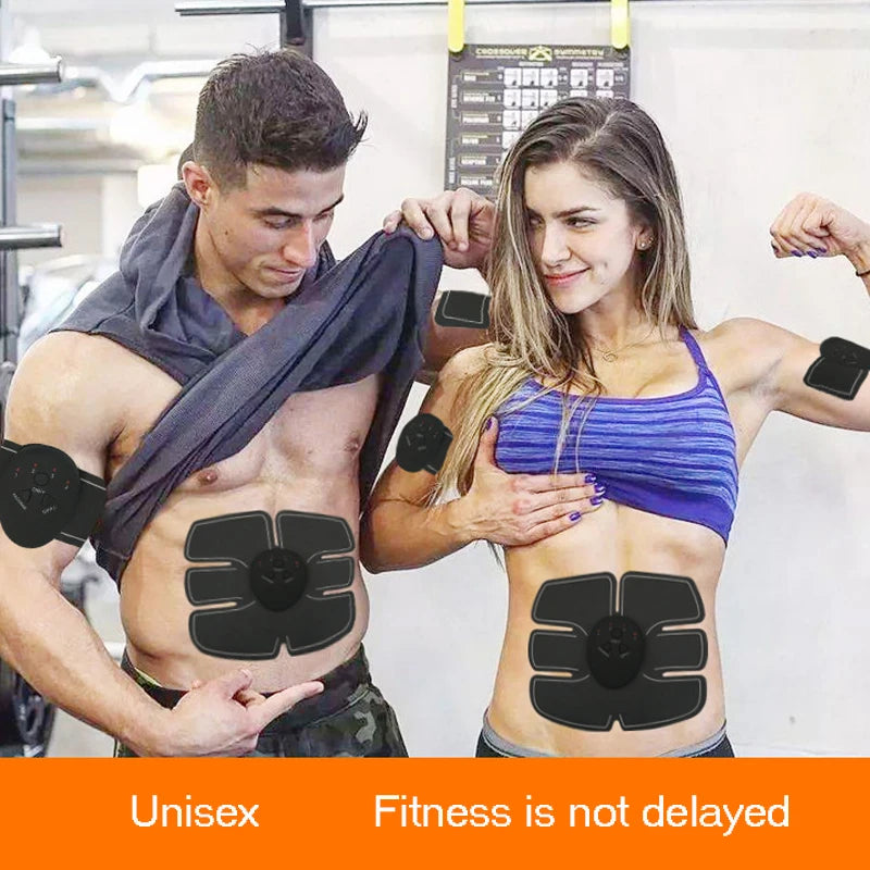 EMS Muscle Stimulator Smart Fitness Hip Trainer Fitness Electric Body Slimming Massager Abdominal Training Weight Loss