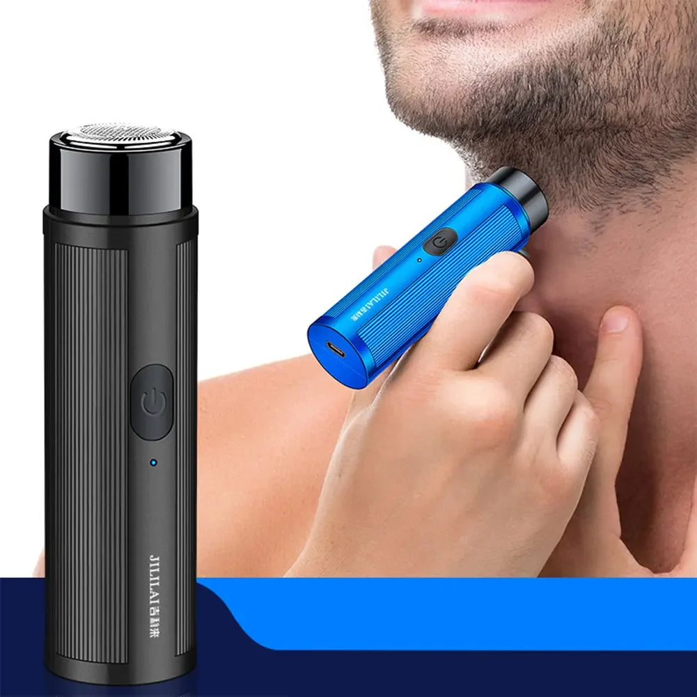 Men's Mini Automatic Travel Razor — Rechargeable Portable Electric Beard Shaver