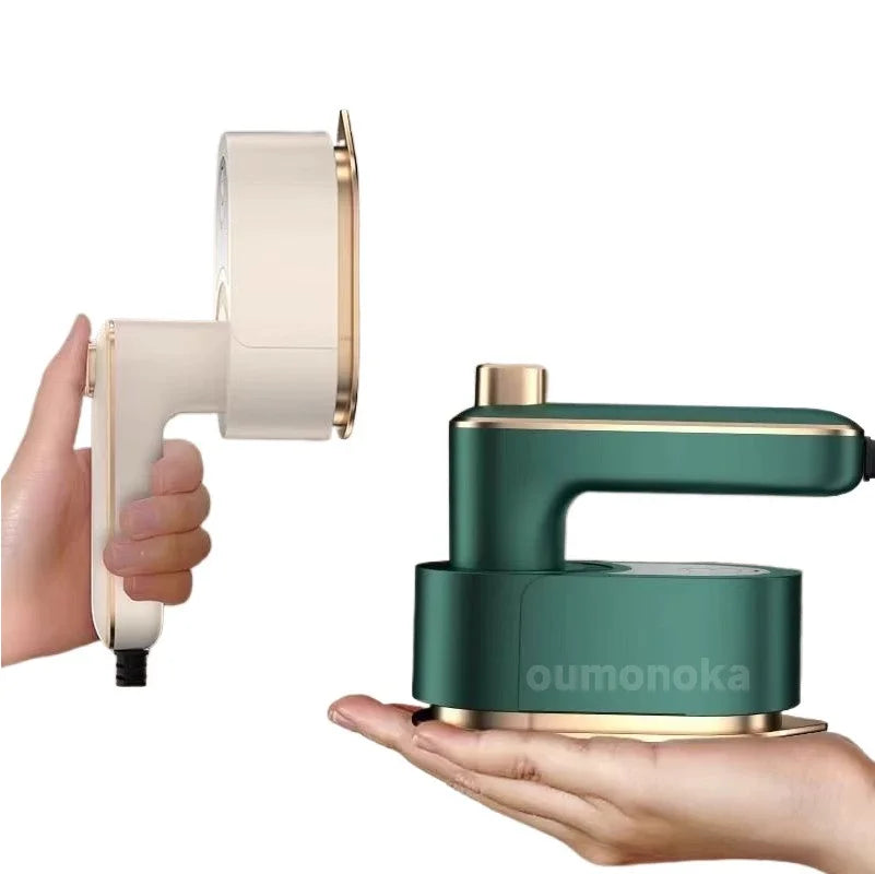 Mini Rotating Steam Iron — Portable Handheld Garment Steamer for Home & Travel