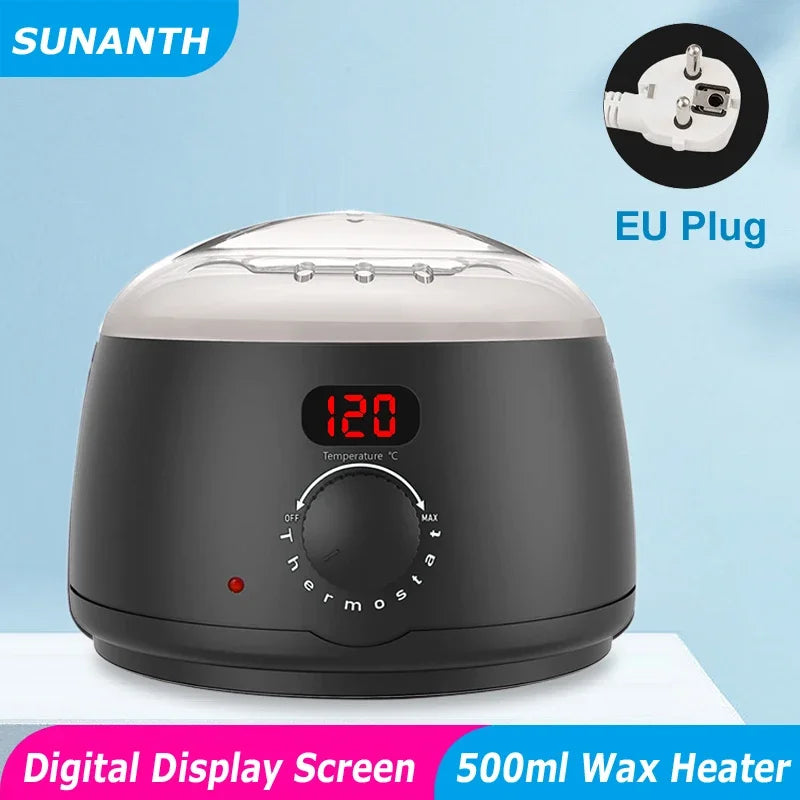 500ml Wax Heater Machine — Digital Display Depilatory Wax Warmer for Hair Removal