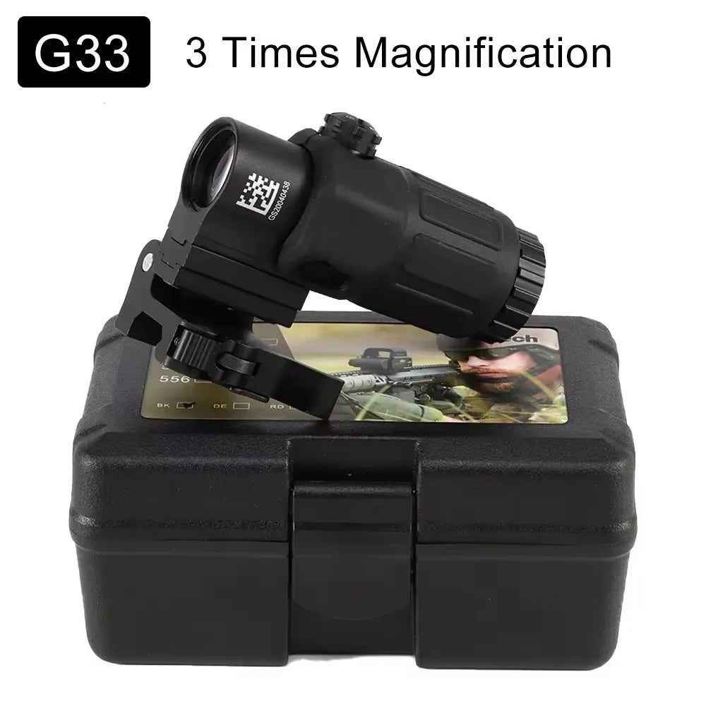 3X/5X Magnifier Scope with QD Side Mount — Compatible with G33 G43 G45 Sights
