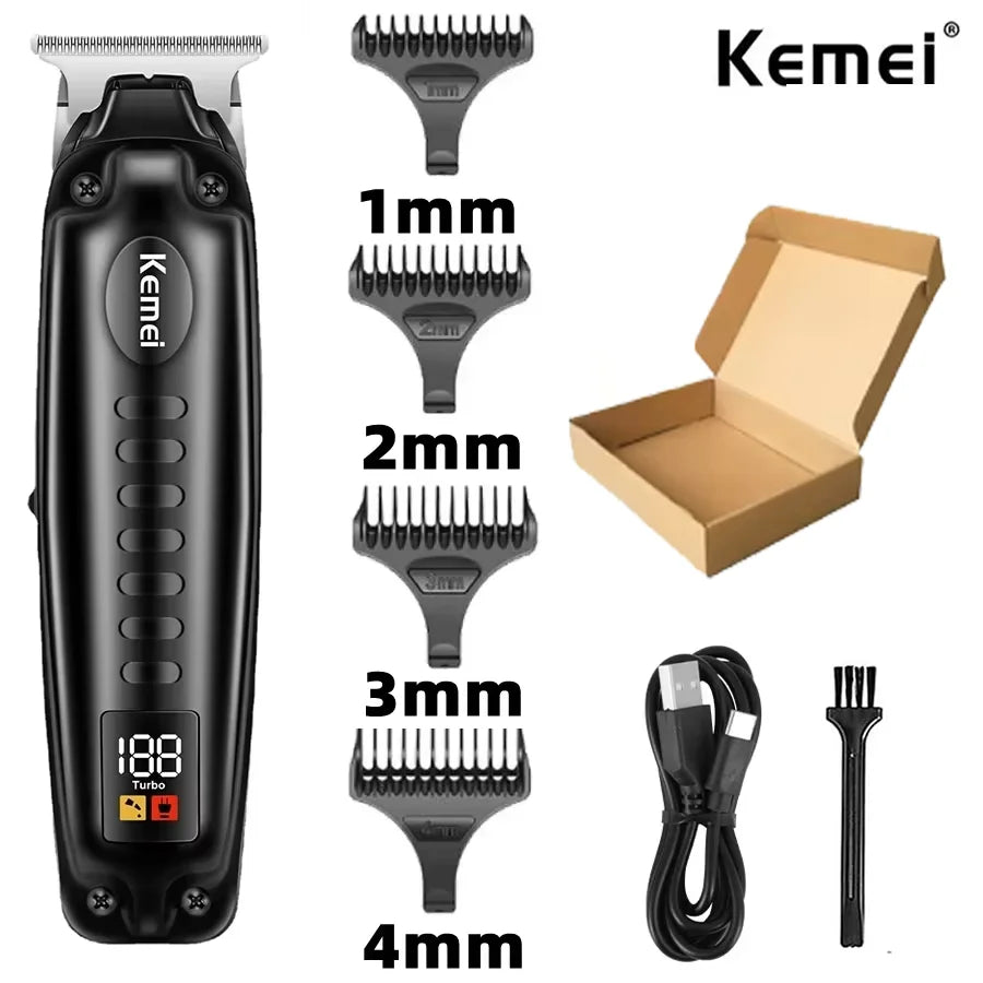 Kemei KM-1578 Rechargeable Men's Hair Clipper — Professional Electric Trimmer