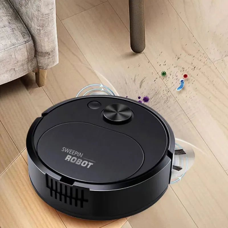Smart USB Sweeping Robot 3-in-1 — 1800Pa Wireless Vacuum & Mop for Home & Office