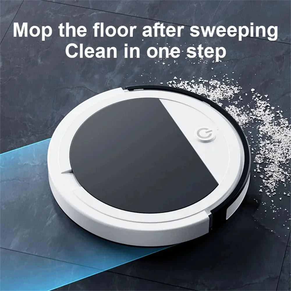 PLUZZ Smart Floor Sweeping Robot — Remote Control Vacuum & Mop with Low Noise