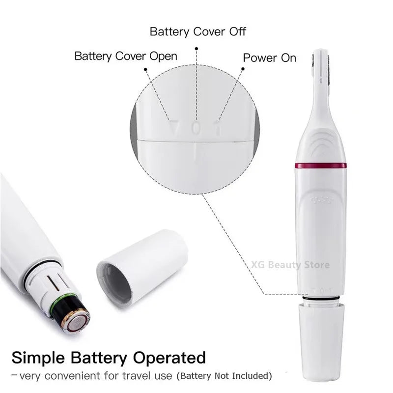 5-in-1 Electric Epilator for Women — Complete Body Hair Removal & Grooming Kit