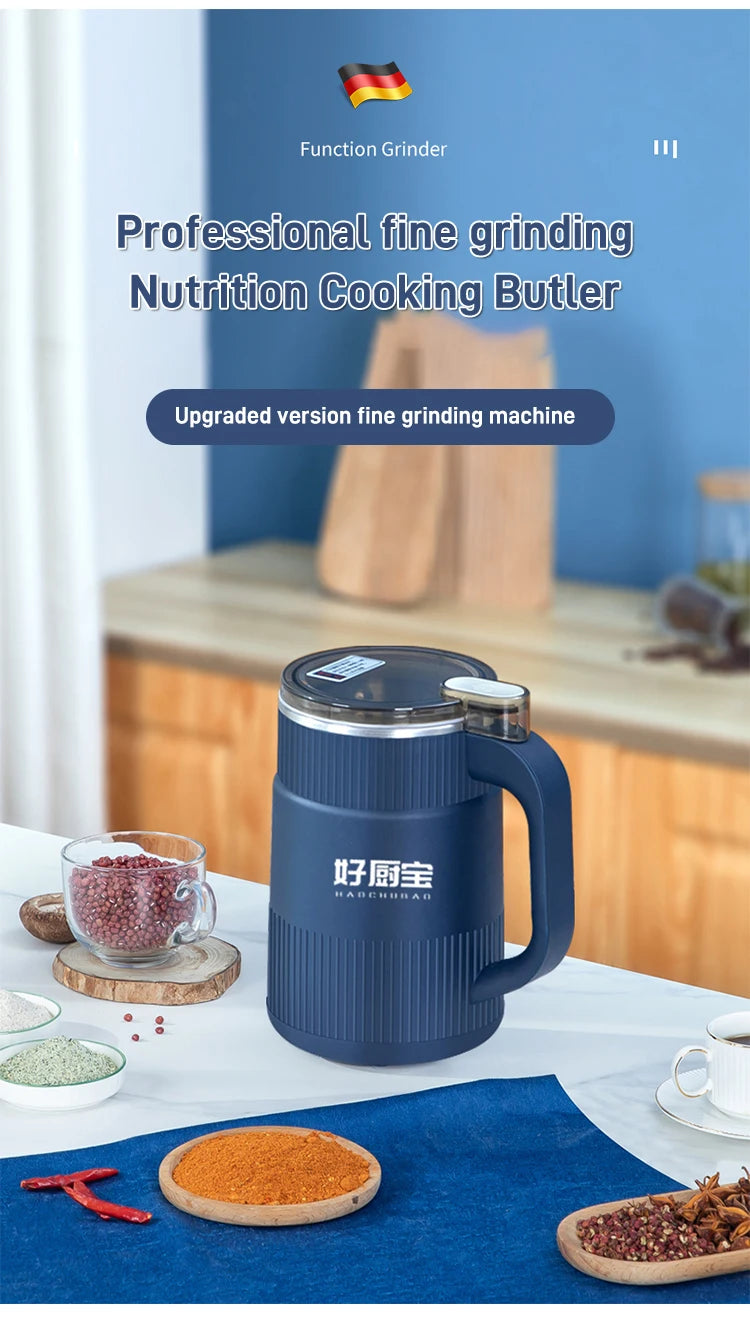 Ultra-Fine Powder Electric Grain Grinder — Household Coffee Bean & Spice Mill