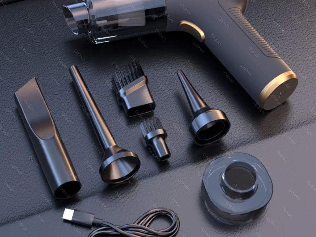 SZUK 2025 Mini Vacuum Cleaner 780000PA — Powerful Cordless Handheld & Car Blower