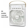 3-in-1 Mini Air Cooler Fan — Air Conditioner, Humidifier & LED Night Light