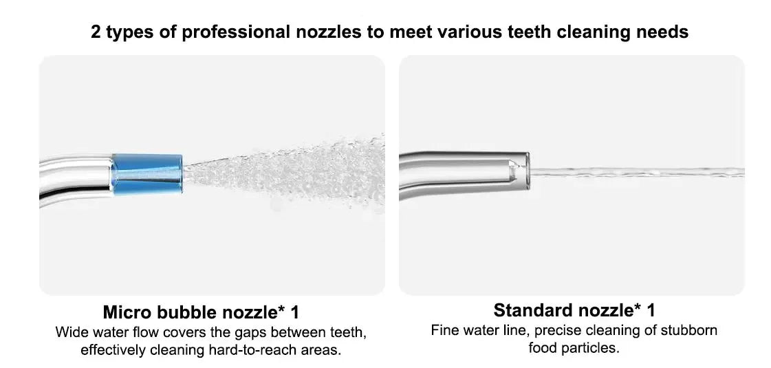 2025 New MIJIA Portable Oral Irrigator 2 Dental Teeth Whitening Flosser bucal tooth Cleaner vibration waterpulse Water Thread