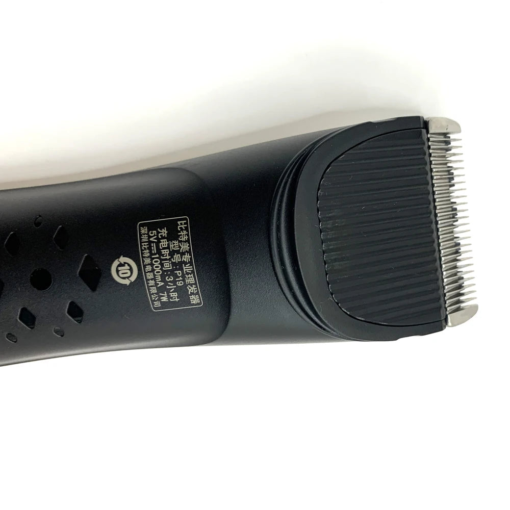 BTM P19 Professional Hair Clipper — Electric Cordless Trimmer for Barber & Home Use