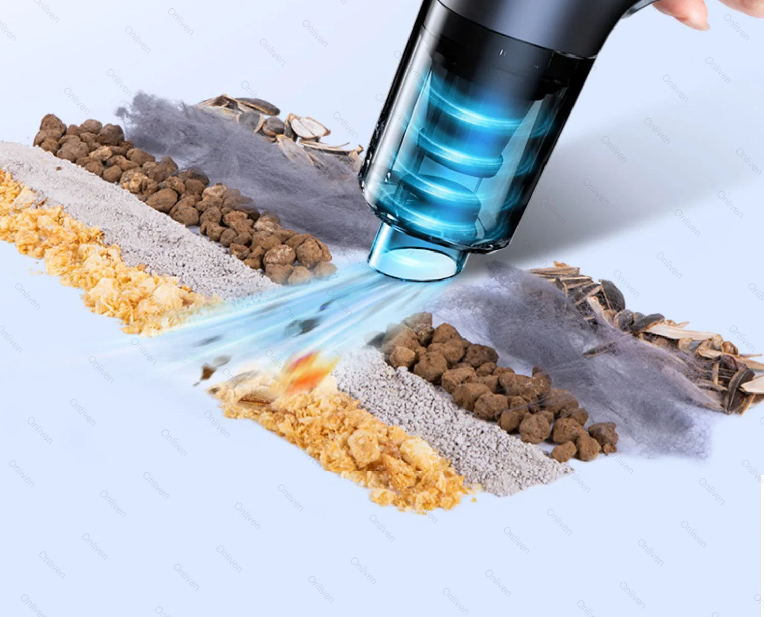 SZUK 2025 Mini Vacuum Cleaner 780000PA — Powerful Cordless Handheld & Car Blower