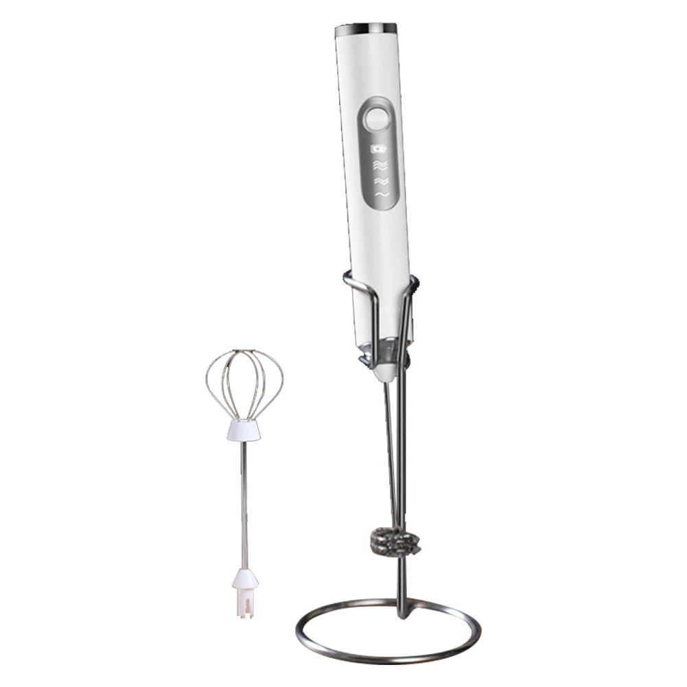 Mini Electric Milk Frother — Wireless Handheld Foam Maker for Cappuccino & Coffee