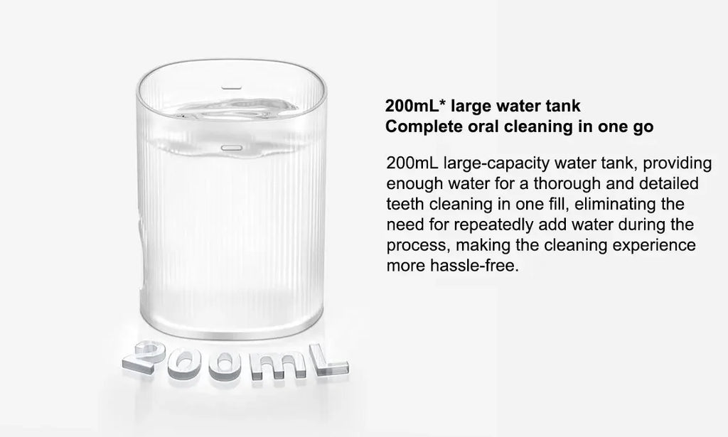 2025 New MIJIA Portable Oral Irrigator 2 Dental Teeth Whitening Flosser bucal tooth Cleaner vibration waterpulse Water Thread