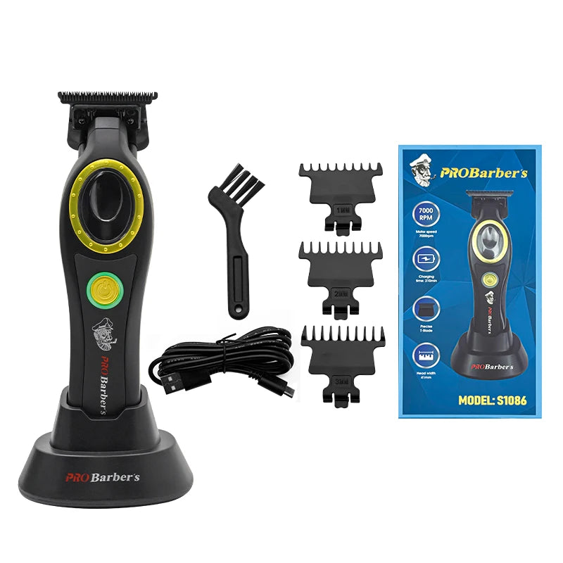 High Power Multifunctional Hair Clipper — Rechargeable Electric Men's Trimmer & Shaver