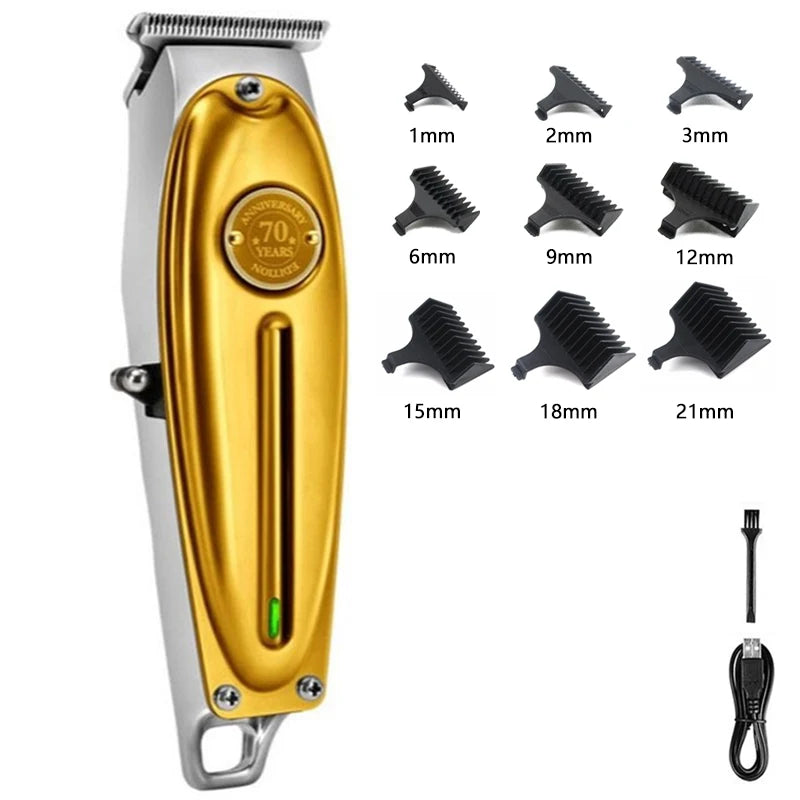 Kemei KM-1949 Pro Full Metal Hair Clipper — Professional Electric Barber Trimmer for Men