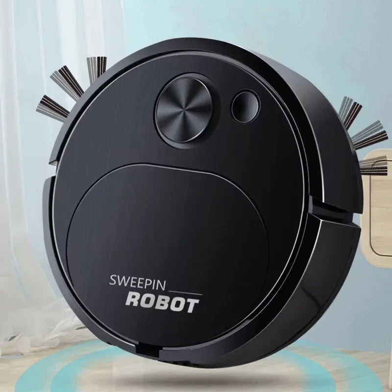 Smart USB Sweeping Robot 3-in-1 — 1800Pa Wireless Vacuum & Mop for Home & Office