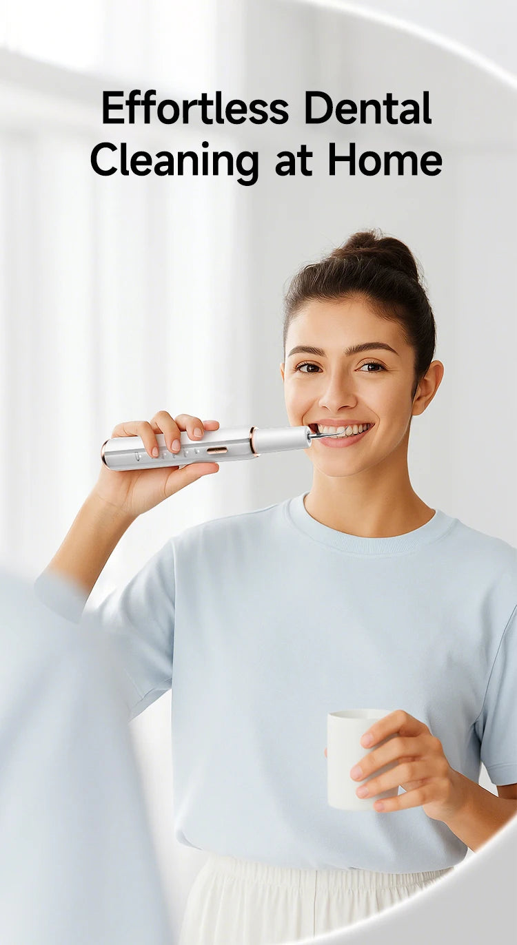 Electric Ultrasonic Dental Cleaner — 5-Mode Calculus & Tartar Remover, Teeth Whitening Oral Care