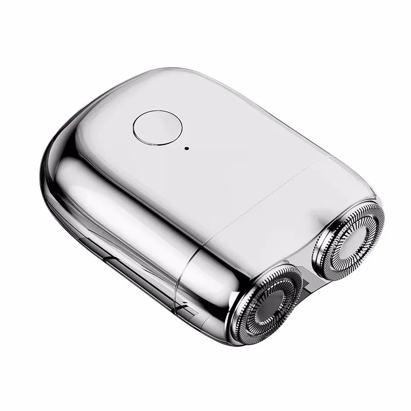 Mini Double Head Electric Shaver — IPX7 Waterproof Pocket Razor with Replaceable Head