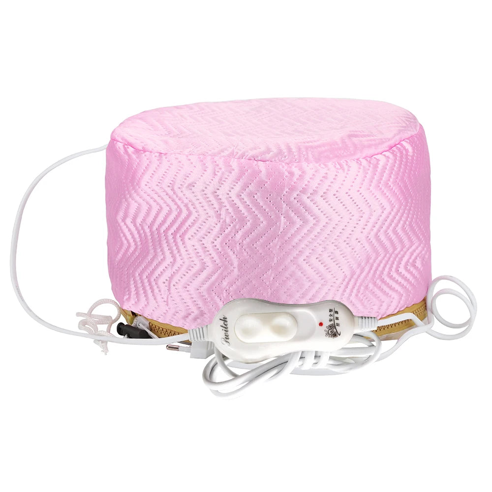 Electric Hair Heating SPA Cap — Self-Heating Thermal Treatment Hat for Hair Nourishing & Steaming